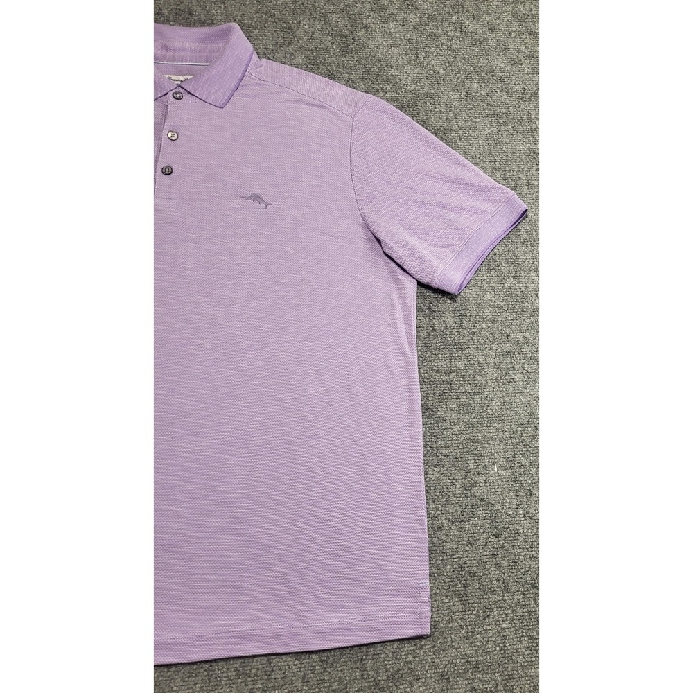 Tommy Bahama IslandZone Purple Performance Polo T-Shirt Men's Size Medium - Picture 2 of 12